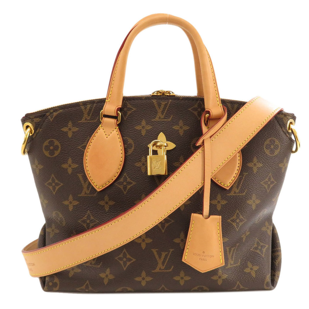 Louis Vuitton Flower Zipped Tote PM Monogram Handbag Monogram Canvas